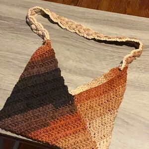 Handcrafted Multicolor Crochet Bag